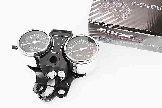 Спідометр в зборі "подвійний" 120 км/год тахометр електронний (вузьке кріплення) Киев