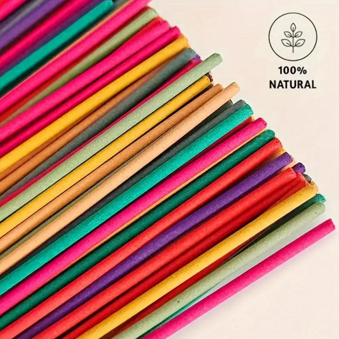 Набір 30 ароматичних паличок 22 см. | 6 ароматів для йоги, сну, релаксу Київ - фото 1