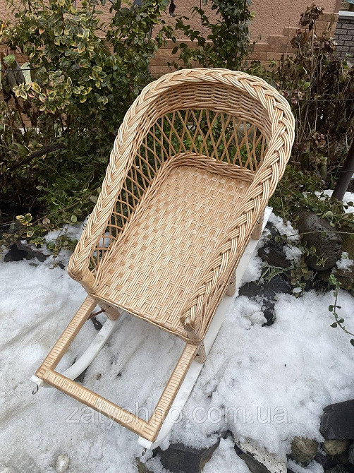 Санки  из лозы плетеные Киев - изображение 2