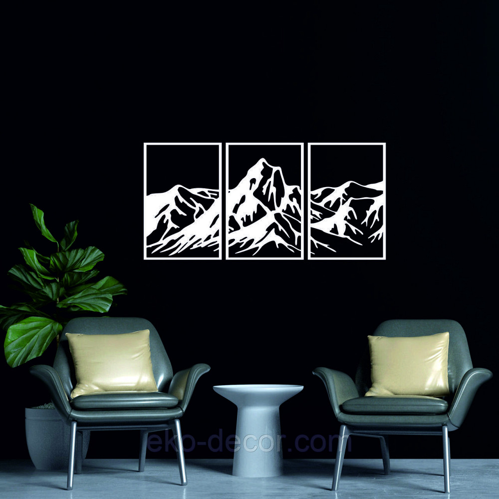 Декоративне настінне Панно «Гори», Декор на стіну Київ - фото 6