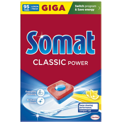 Таблетки для посудомийних машин Somat Classic Power 95 шт. (9000101810059) Вінниця - фото 1