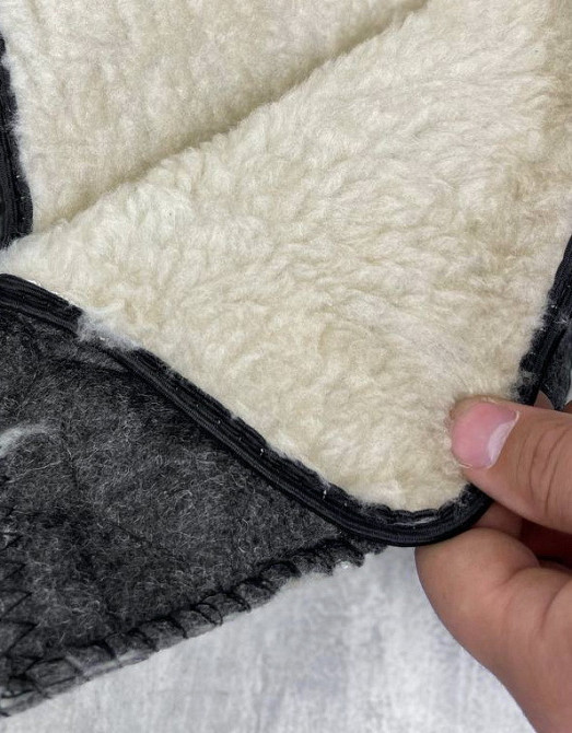 Сапоги мужские теплые резиновые олива пена forest-S с подкладкой валенком Одесса - изображение 4