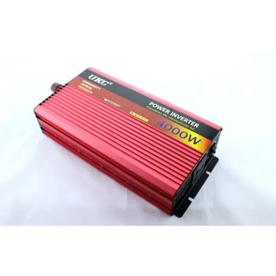 Інвертор UKC AR-4000W 12V–220V із зарядкою АКБ 10A та плавним пуском, перетворювач напруги Одеса