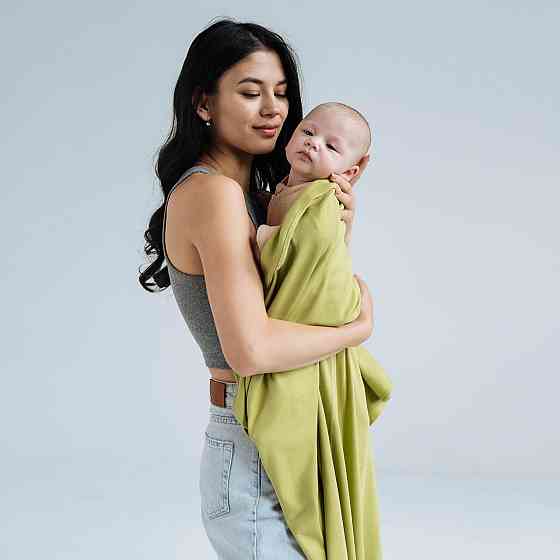 Легкий плед / Трикотажна пелюшка Київ