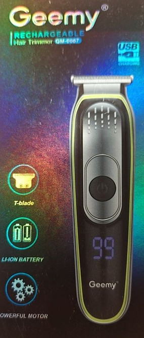 Машинка для стрижки, тример Geemy GM-6667 Київ - фото 4