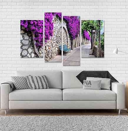 Модульна картина Квіти Парк Art-119_4 Київ