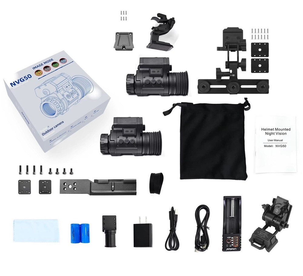 Монокуляр нічного бачення NVG50 Pro + Wilcox L4G24 + міст (до 600м у темряві) Київ - фото 10