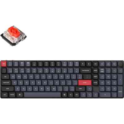 Клавиатура Keychron K17 PRO Gateron MX 2.0 Red White Led QMK Wireless/Bluetooth/USB-А UA Black (K17P-A1-UA) Винница