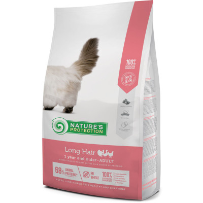 Сухий корм для кішок Nature&apos;s Protection Long hair Adult 7 кг (NPS45762) Вінниця - фото 1