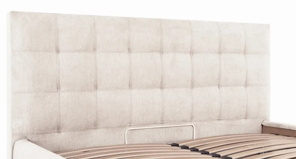 Кровать Chester New VIP 140 х 190 см Мисти Milk С дополнительной металлической цельносварной рамой Бежевый Киев - изображение 6