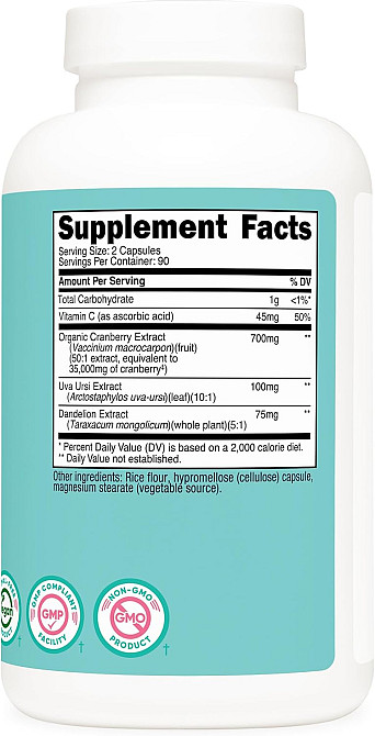 Women, Cranberry Extract, 180 Capsules Луцьк - фото 2