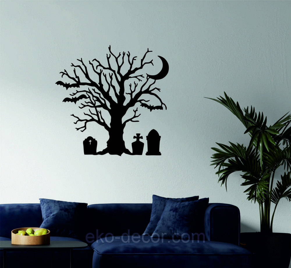 Декоративное настенное 3D Панно «Хэллоуин», Декор на стену с объемом Киев - изображение 1