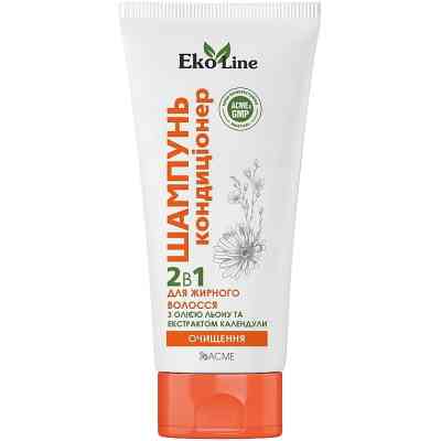 Шампунь Acme Color EkoLine 2в1 Для жирных волос 200 мл (4823115503480) Винница