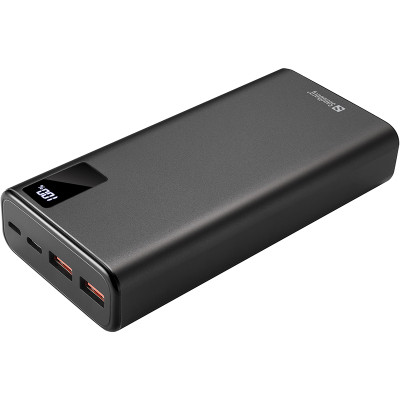 Батарея универсальная Sandberg 20000mAh, PD/20W, QC/3.0, USB-C, Micro-USB, USB-A (420-59 / PB930203) Винница - изображение 1