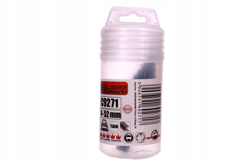 Свердло по металу спіральне професійне Richmann 4-52 мм (C9271) Коломыя - изображение 3