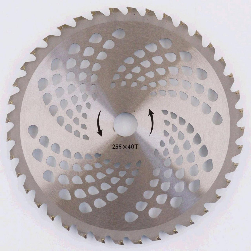 Нож мотокосы 40T (Ø255/25.4 mm) (победитовые зубья) (серебро) Мукачево - изображение 1