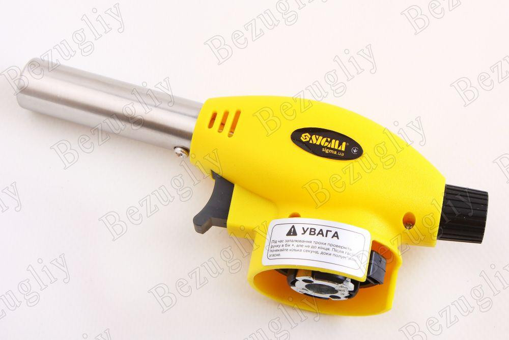 Горелка газовая  пластм. регулятор сзади Sigma Винница - изображение 1