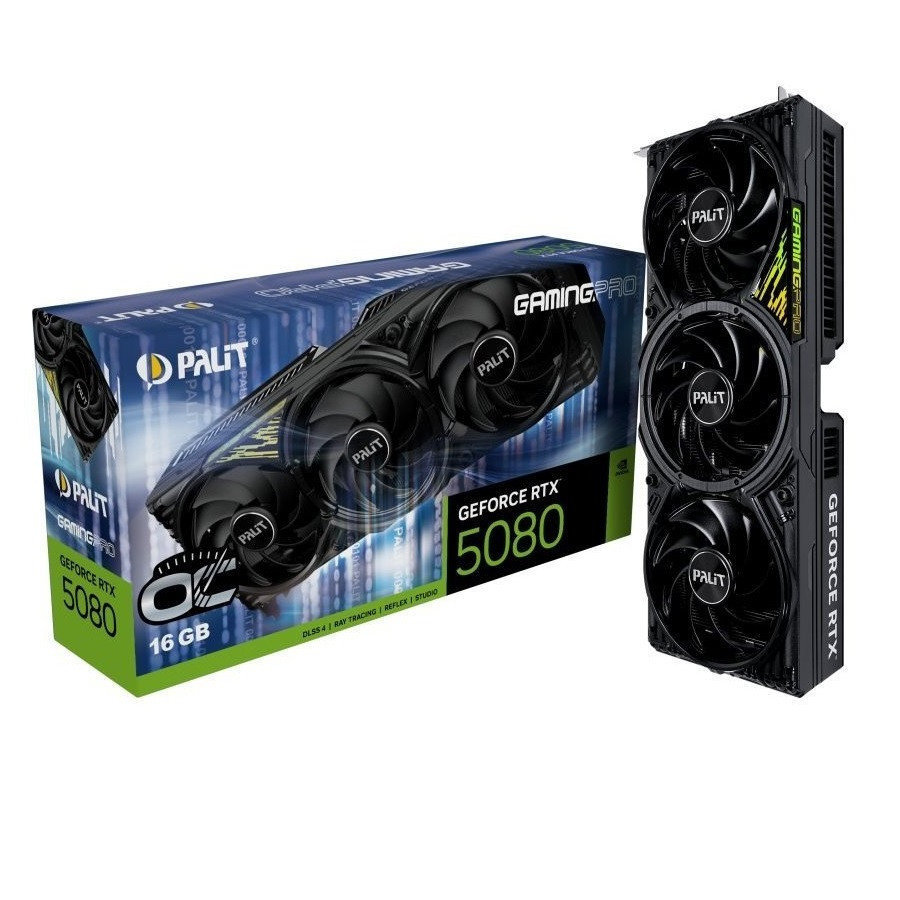 Відеокарта GF RTX 5080 16 GB GDDR7 GamingPro OC V1 Palit (NE75080S19T2-GB2031Y) ( 20218 ) Харьков - изображение 11