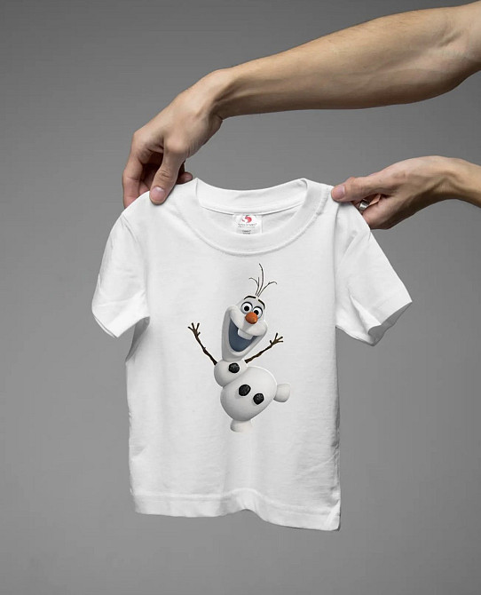 Дитяча футболка з Олафом "Крижане серце" 164 Чернівці - фото 1