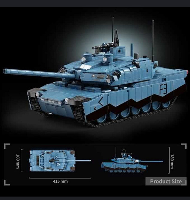 Конструктор на радіокеруванні ABRAMS X Танк | 2116 деталей | У коробці Київ - фото 8
