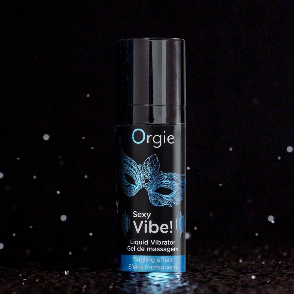 Жидкий вибратор Orgie Sexy Vibe! Liquid Vibrator, 15 мл, с эффектом мурашек Sex Aura Киев - изображение 4