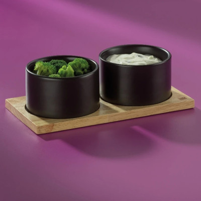 Набір для фондю Kela Gunten, 2 чаші та підставка (10069) Вінниця - фото 2