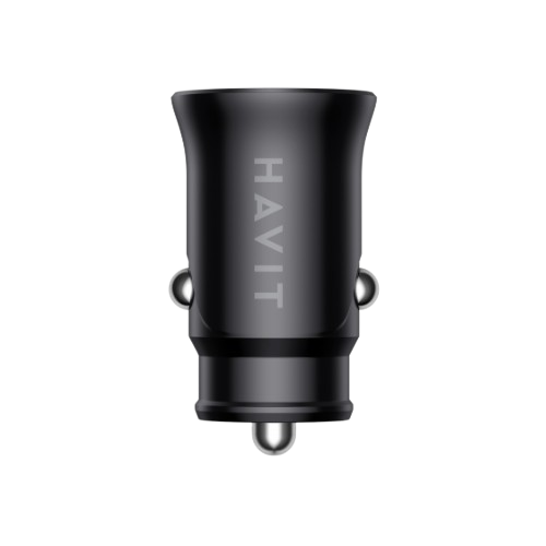 Автомобільний зарядний пристрій Havit HV-CC2022 20W USB+Type-C чорний Житомир - изображение 3
