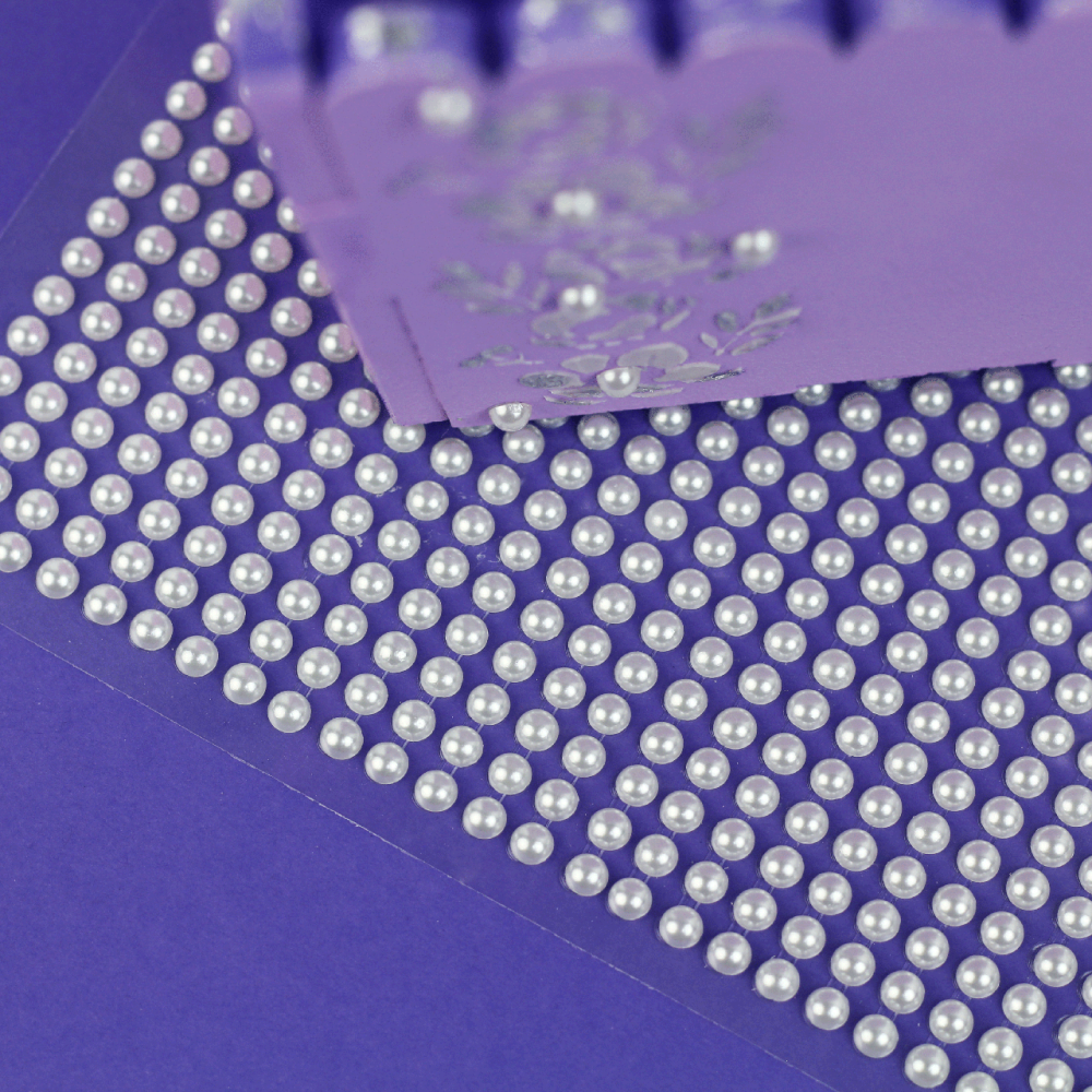 Перлини самоклеючі Білі 5мм 375шт ROSA Talent Київ - фото 2