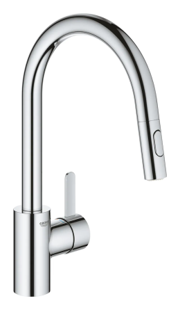 Кухонний змішувач Grohe Eurosmart Cosmopolitan з висувним виливом 31481001 Харків