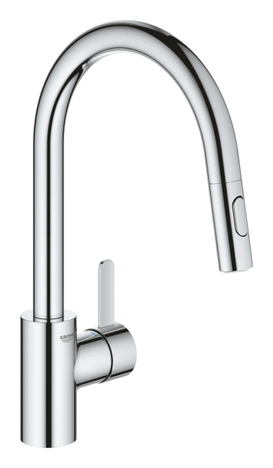 Кухонный смеситель Grohe Eurosmart Cosmopolitan с выдвижным изливом 31481001 Харьков - изображение 1