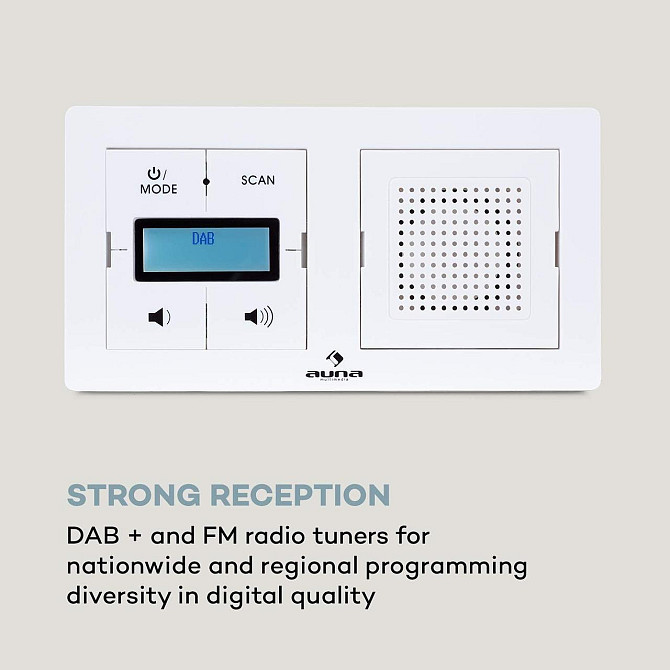 Уценка Радио Auna DigiPlug UP функция Bluetooth радиотюнер DAB+/FM ЖК-дисплей 1.7 дюйма мощность 1.5 Вт из Германии Днепр - изображение 7