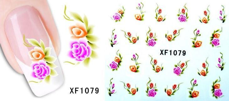 Наклейки для ногтей XF1079 - (светлее чем на фото) Киев - изображение 1