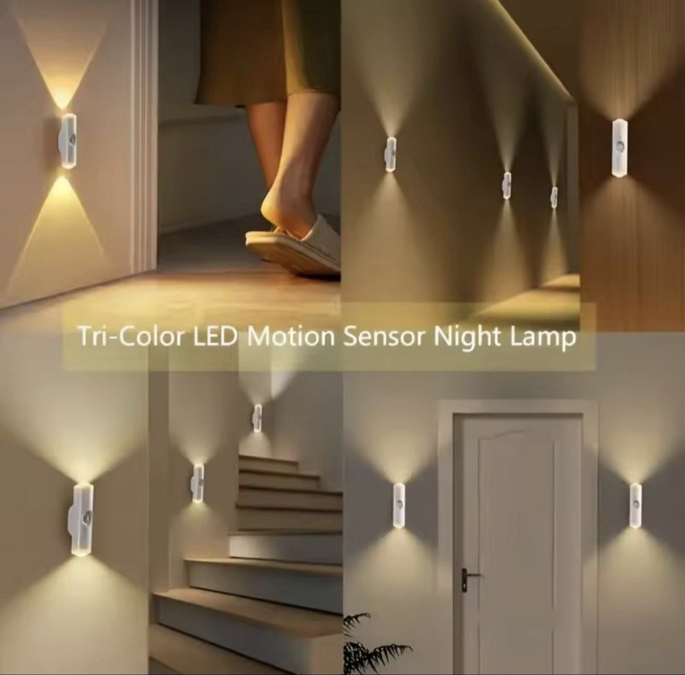 LED  світильник з датчиком руху і датчиком день/ніч (теплий і холодний білий в одній лампі) Смела - изображение 6