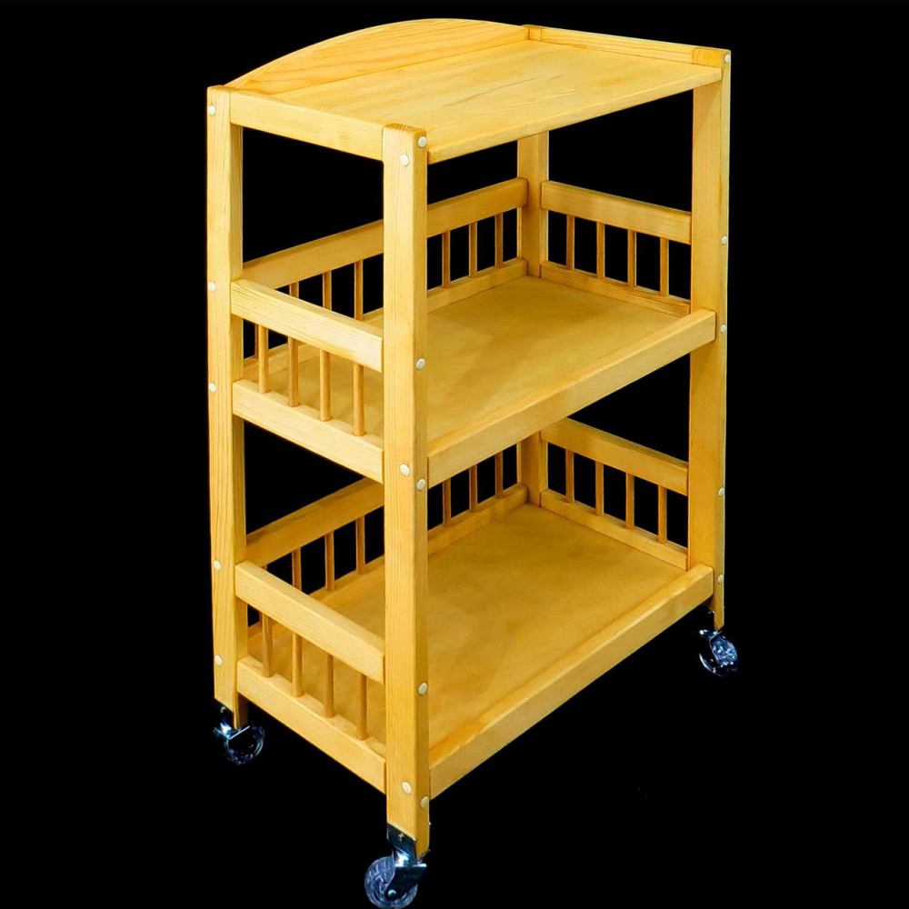 Етажерка для ванної на коліщатах "Комунія" каррі Миколаїв - фото 1