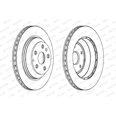 Тормозной диск FERODO DDF1855C-1 Винница - изображение 1