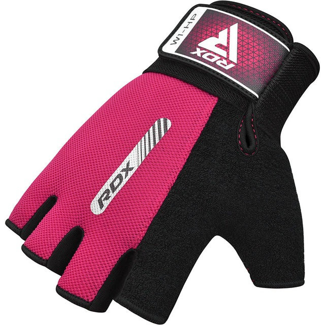 Рукавички для фітнесу RDX W1 Half Pink M Каменское - изображение 4