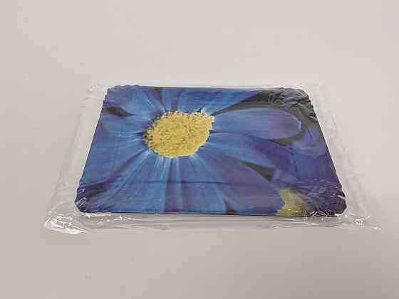 Тарілки святкові паперові 15 * 22 см "No18" Синя Ромашка 10 шт (1 пачка) Харків