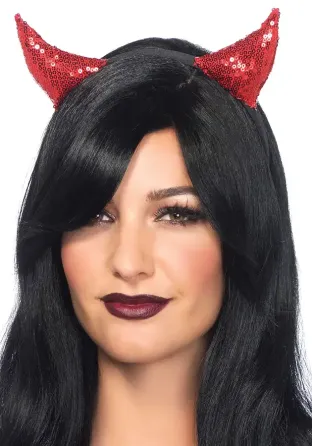 Диявольські ріжки з паєтками Leg Avenue Sequin devil horns Львів