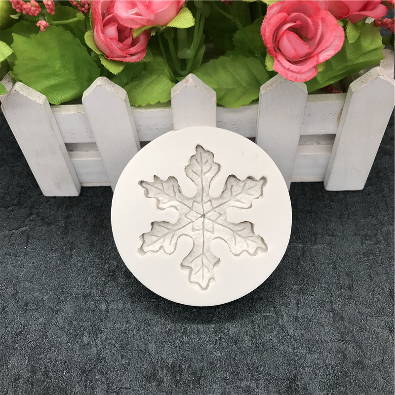 Молд Снежинка новогодний 72 мм серый Киев - изображение 4