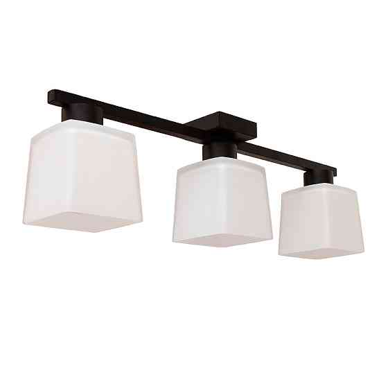 Люстра потолочная на три плафона MSK Electric Sakura под лампы Е27 черная NL 16510-3 BK Одесса