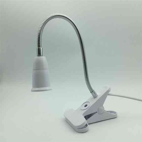 Гнучкий патрон E27 з вимикачем для настільної лампи Київ