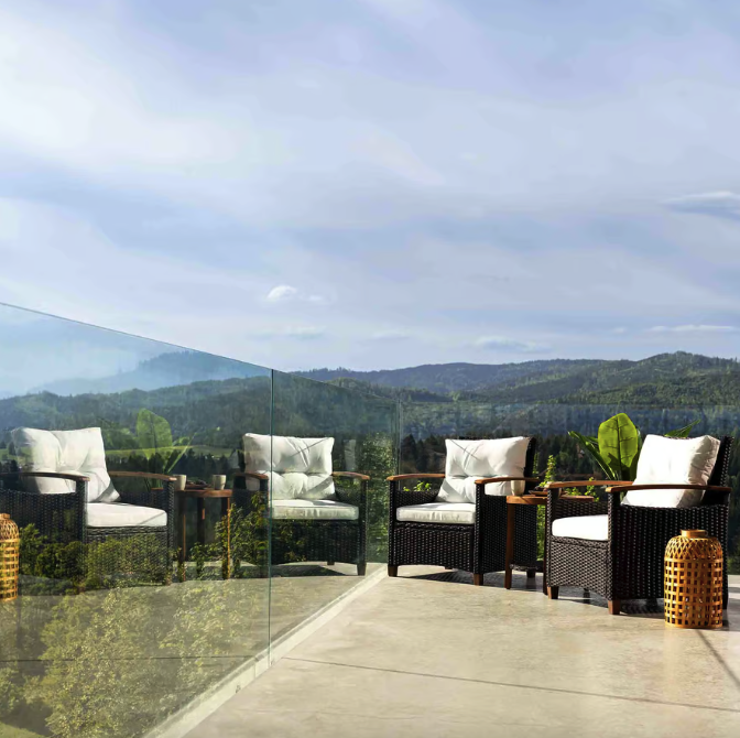 Комплект садових меблів Di Volio Arde коричневий/кремовий Киев - изображение 7