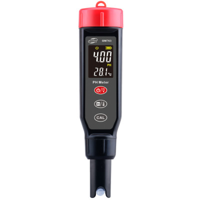 Тестер якості рідин Benetech кислотності та температури (pH-метр) 0,00-14,00 pH (+/-0,05) ,GM763 (GM763) Вінниця - фото 1