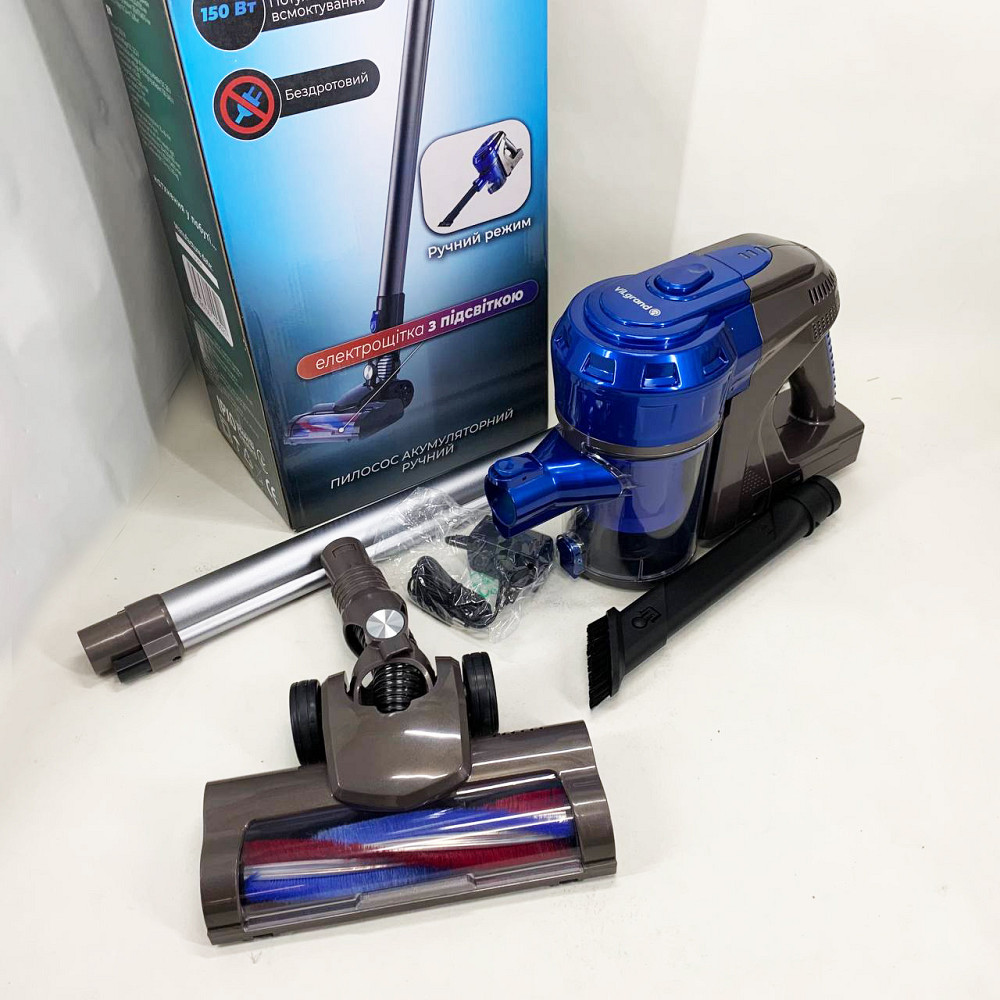 Потужний акумуляторний вертикальний пилосос, Багатофункціональний вертикальний пилосос IC-59 Івано-Франківськ - фото 6