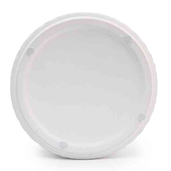 elemi Кашпо для квітів керамічне elemi "Листок" (білий) 16" круглий 2,3 л Коломыя