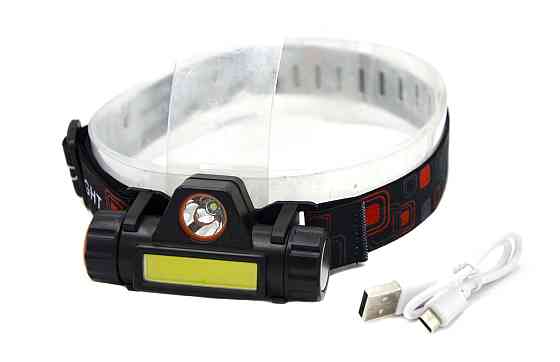 Налобний ліхтар Bailong BL-8101, PL142, BL-872, Акк., LED+COB, MicroUSB, 7726 Дніпро