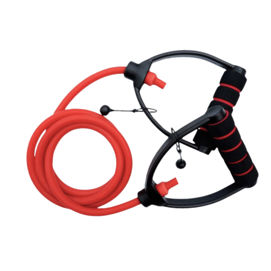 Еспандер трубчастий з ручками York Medium, червоний Киев