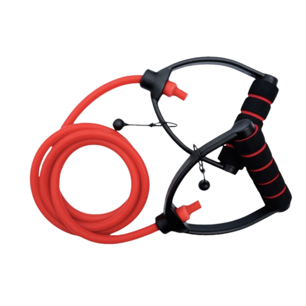 Еспандер трубчастий з ручками York Medium, червоний Киев - изображение 2