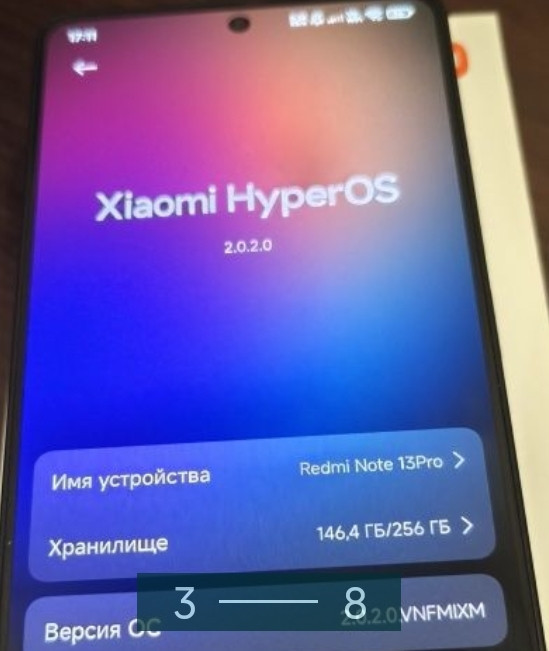 Смартфон Xiaomi redmi note 13 Pro 4g 8/256 Midnight Black Київ - фото 6