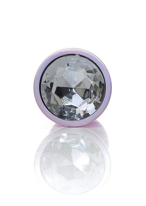 Анальна пробка B-Series Plug Jewellery Pearl Pink PLUG, металева, рожева, L Sex Aura Київ - фото 7